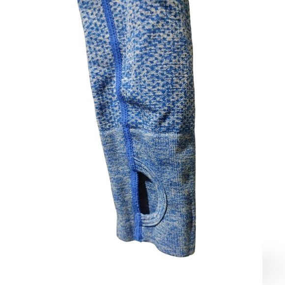 Gymshark Seamless Long Sleeve Top - Blueberry Marl Size S - Picture 5 of 7